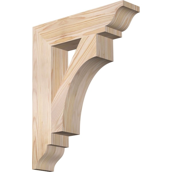 Ekena Millwork Westlake Traditional Smooth Bracket, Douglas Fir, 3 1/2"W x 16"D x 20"H BKT04X16X20WTL01SDF - main